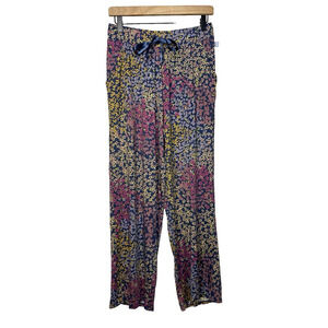 Sleep by Cacique Women's 12 Pajama Pants Multicolor Floral Stretch Lounge NEW